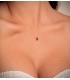 Collier pour femme Nora Or Jaune 18K Saphir Oval