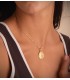 Cadena Ancla forzada Oro 18K 1.5mm 40cm. Gargantillas de cadena para mujer tipo choker. Cadenas para bautizo bebé.