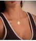 Cadena Ancla forzada Oro 18K 1.5mm 40cm. Gargantillas de cadena para mujer tipo choker. Cadenas para bautizo bebé.