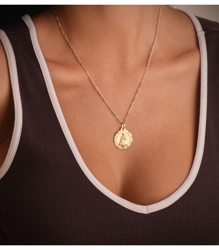 cadenilla para mujer - Cadena Oro 18K 3x1 2 mm 50cm