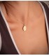 Catena forzatina oro 18K cubi 1 mm 40cm - Collane e girocolli da donna