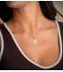 Wunderbare Medaille, oval, 18K/750 Gelbgold, 15 mm, ideales Geschenk für Frauen