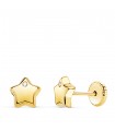 Boucles d'oreilles enfant Stella Or jaune 18 K 6,5 mm