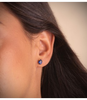 Orecchini da donna Nora oro giallo 18kt zaffiro