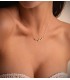 Gargantilla mujer Oro 18K Serpiente, gargantillas de moda, collares mujer
