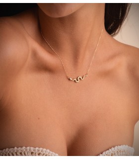Collana donna oro 18kt Serpente, collane per donne.