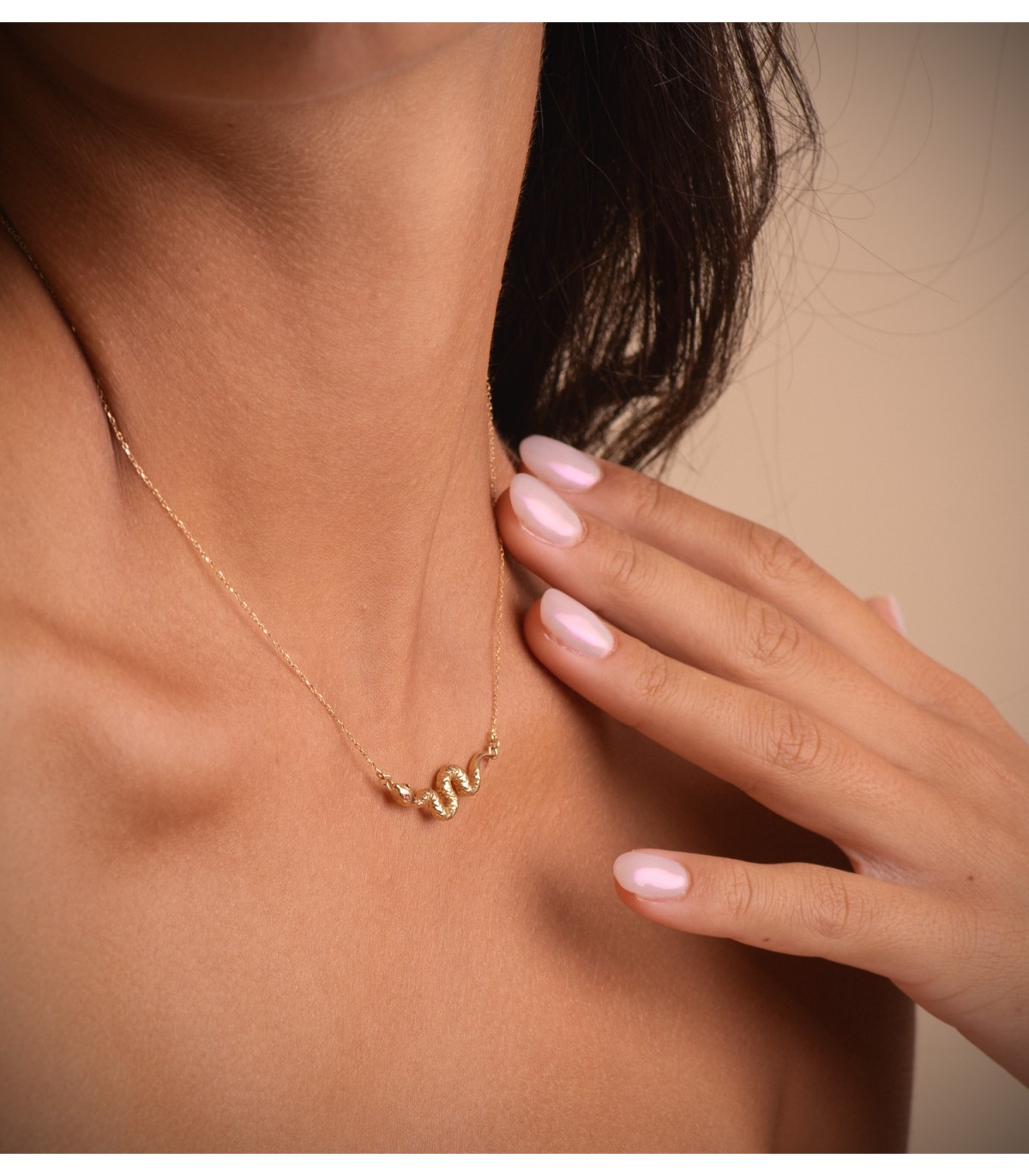Collana donna oro 18kt Serpente, collane per donne.
