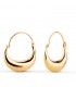 Aros Morcilla Oro Amarillo 18K 17 MM