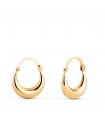 Créoles bombées Or jaune 18K 13 mm