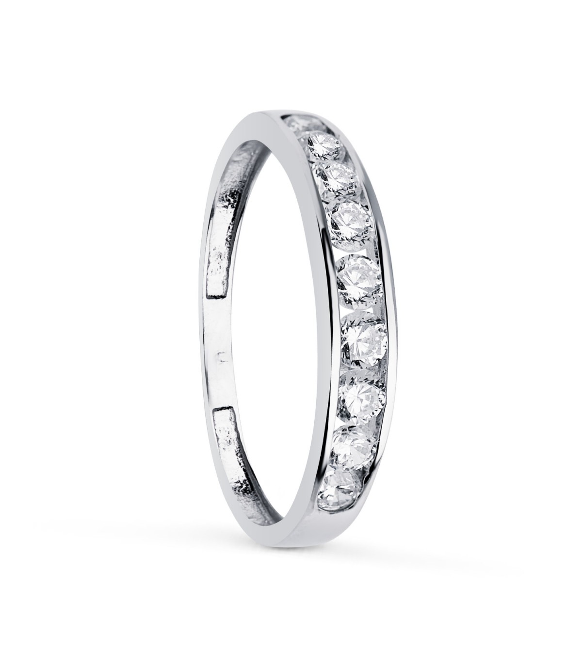 Fede nuziale Bellagio 3.5 mm Oro Bianco 18 Kt