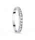 Alliance or blanc 18 carats. Bijouterie en ligne. Alliance pour mariage.