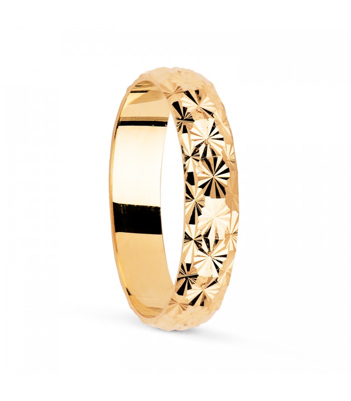 Alliance Fiori 4 mm 18 Carats.