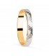 Bague pour mariage or 18 carats. Alliance or 750/1000. Bijouterie en ligne.