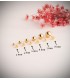 Pendientes oro amarillo Annunziata 7 mm 18 Ktes