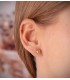 Boucles d'oreilles Aitana boule 7mm or 18k