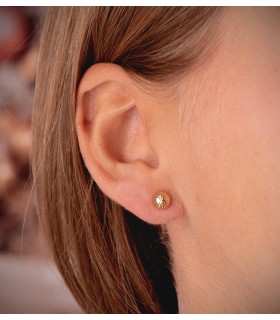 Orecchini Aitana sfera 6mm oro 18kt