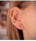 Pendientes oro amarillo Aitana 3 mm 18 K