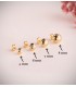Boucles d'oreilles Aitana boule 7mm or 18k