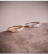 Fede nuziale Bellagio 3.5 mm Oro Bianco 18 Kt