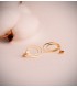 Pendientes aros Nilo oro amarillo 18 K. Aros de mujer en oro 18 kilates.