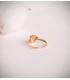 Anillo con cara de medusa Oro bicolor 18K, anillos de oro para mujer modernos y clásicos.