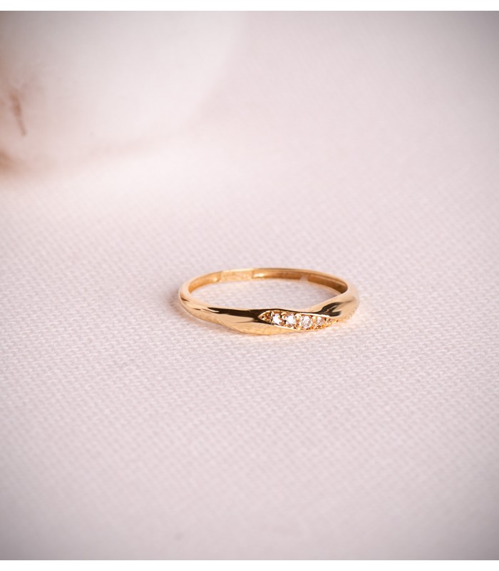 Anillo diamantes Whisper Oro 18K 0.050 qts