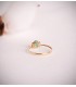 Anillo Intuition esmeralda y diamantes Oro 18K
