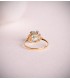 Bague femme Montréal topaze paraïba Or 18K
