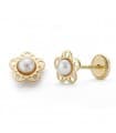 Pendientes oro amarillo Nikita 18 Ktes