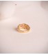 Anello a maglia oro giallo 18kt Rubino