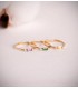 anillo de oro amarillo con citrino