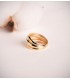 Bague jonc femme Florida or jaune 18K