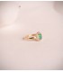 Bague Émeraude Johanna Or Bicolore 18K