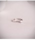 Nordlys - Bague solitaire avec diamant 0.500 carats Or blanc 18k