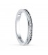 Alianza Stefano 2,5 mm 18 Ktes | anillos de boda media alianzas mujer con piedras carril