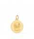 Médaille Vierge Marie 9k 16mm, cadeau personnalisé baptême