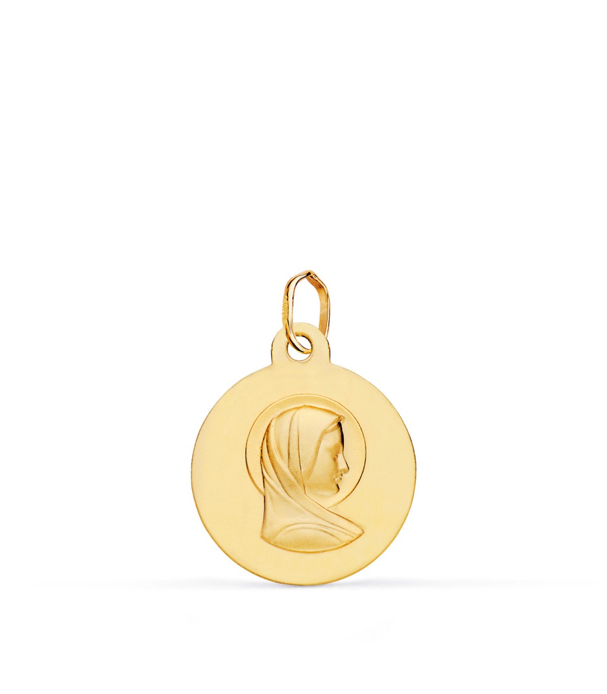 Médaille Vierge Marie 9k 16mm, cadeau personnalisé baptême