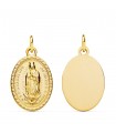 Madonna Guadalupe di Messico 18mm oro 375