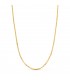 Cadena de oro Forzada 2,3mm 60cm 18K, eslabón macizo | Cadenas para hombre