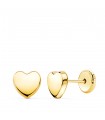 Orecchini oro Zarina cuore 18kt 6mm
