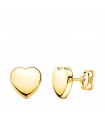 Pendientes oro Zarina corazón 18K 8mm