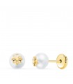 Kinder-Ohrringe 750er Gold Blume N3948-3AT
