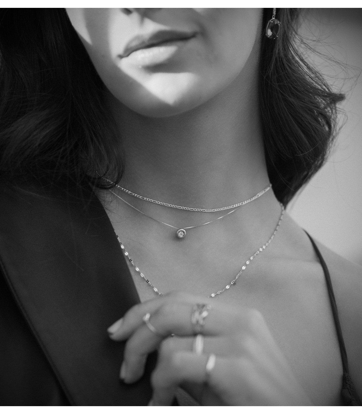Gargantilla Delicia 0.100 Qtes. OA 18K - collar con diamantes para mujer