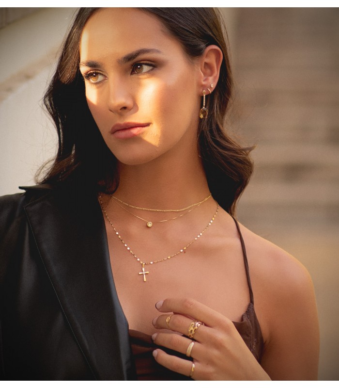 Gargantilla Delicia 0.100 Qtes. OA 18K - collar con diamantes para mujer