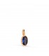 Colgante Secret oval azul Oro 18K | Colgantes de mujer, piedras de colores