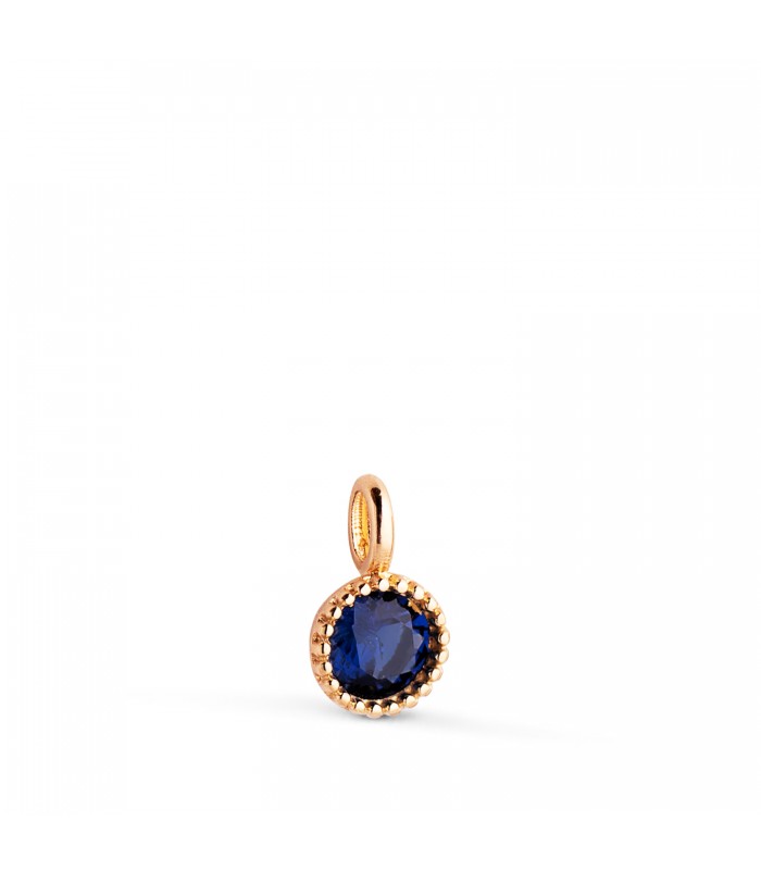 Colgante Secret piedra azul zafiro Oro 18K | Colgantes de mujer, piedras de colores
