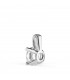 Pendentif en or blanc et diamants  0.500 ct 18K, collier femme avec diamants - Nordlys