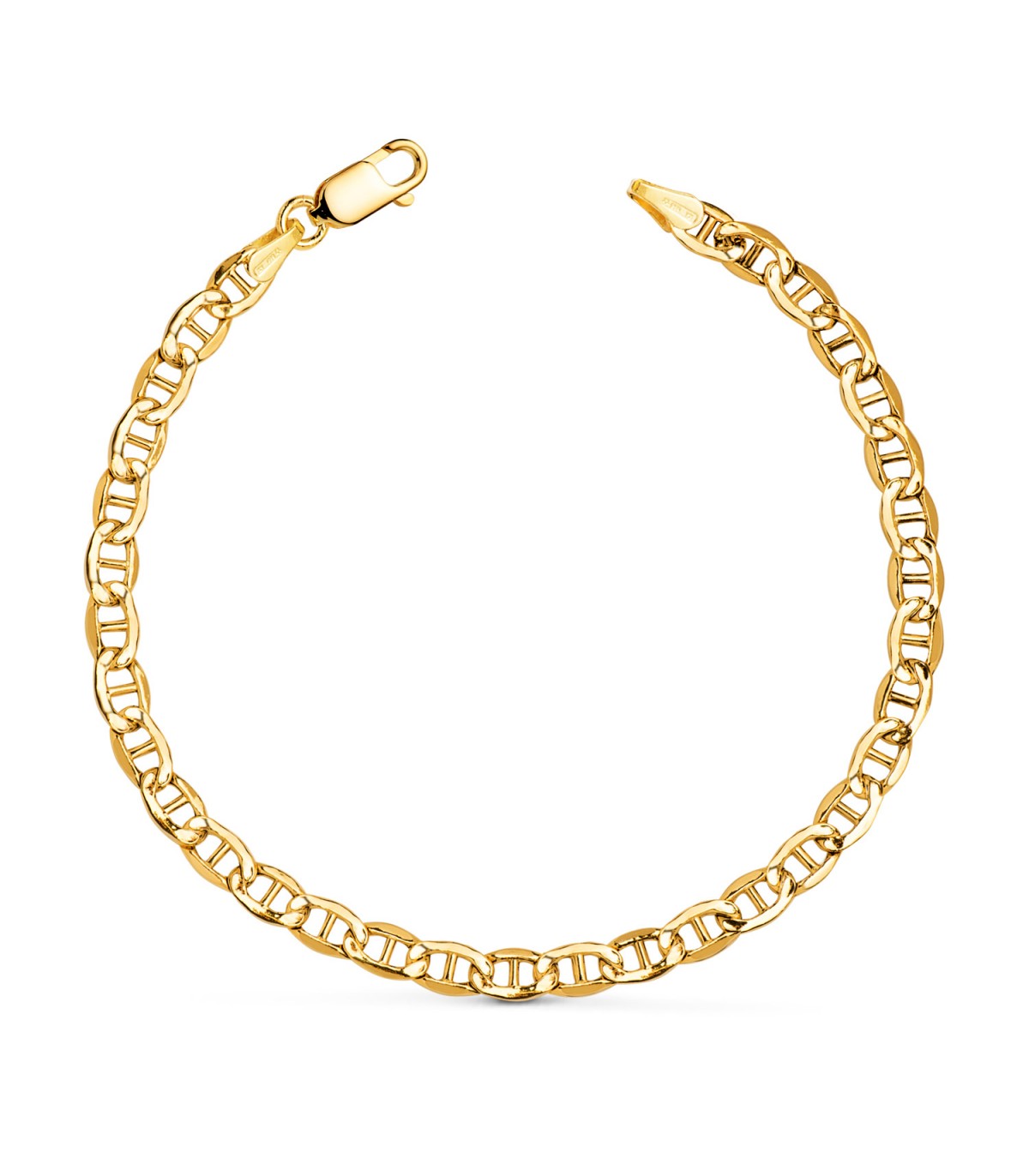 Bracelet maille Marine Or jaune 18K 19cm, bracelets pour femme