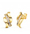 Orecchini donna a fascia Barbara oro 18kt