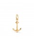 Colgante ancla oro amarillo 18K 14mm, para hombre o mujer.